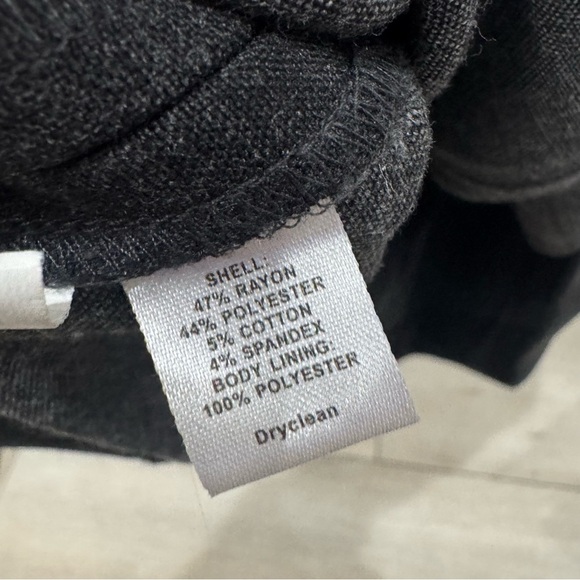 Ann taylor loft charcoal sleeveless sheath dress ❤️ - Picture 4 of 8